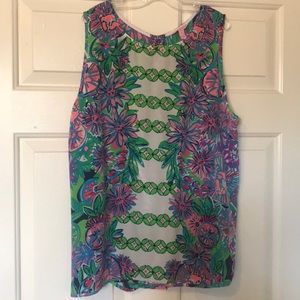 Lily Pulitzer 100% Silk Top